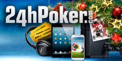 Декабрьская раздача подарков от 24h Poker