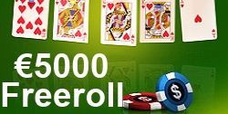 €5,000 воскресные фрироллы в покер руме 24h Poker