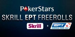 Skrill EPT Freerolls на PokerStars в марте