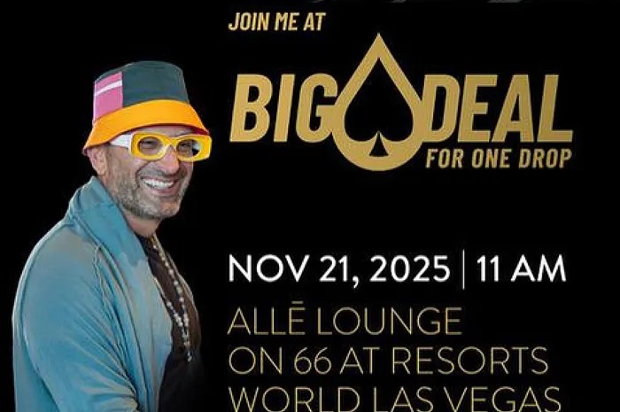 Благотворительный покерный турнир Big Deal for One Drop снова соберет звезд в Лас-Вегасе