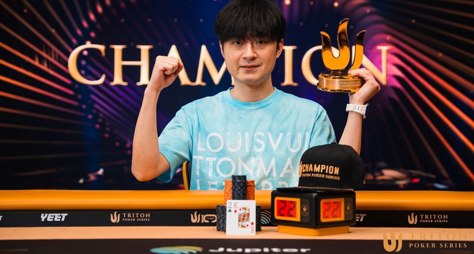 Дебютная победа на фестивале Triton Poker принесла Чену Мингхо свыше 1 млн долларов