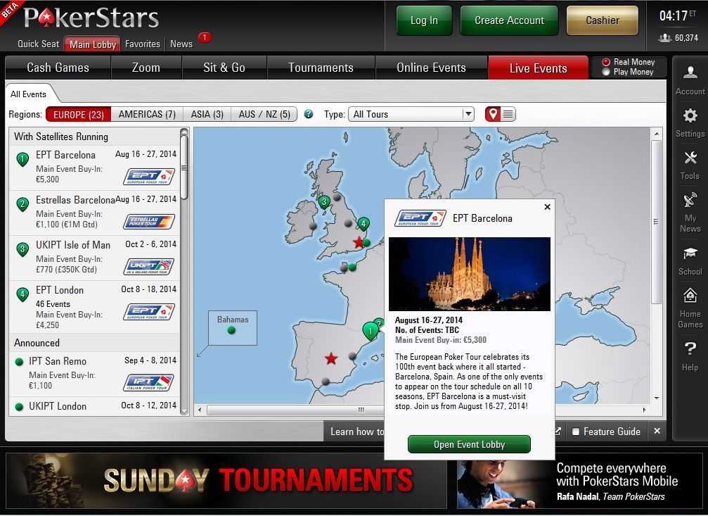 PokerStars 7 - Live Events PokerStars 7 - Live Events
