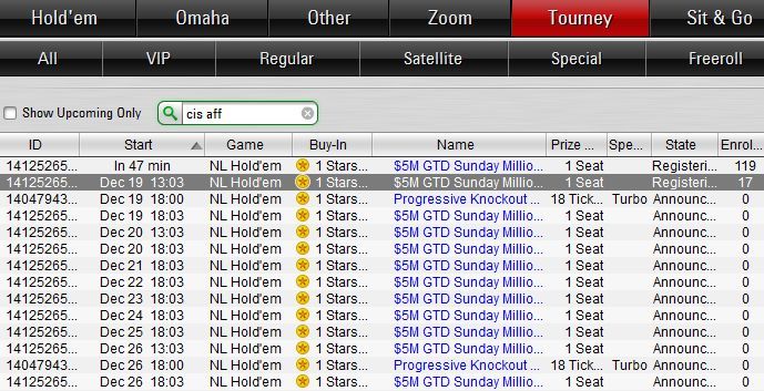 Специальные фрироллы $5M Sunday Million для наших игроков