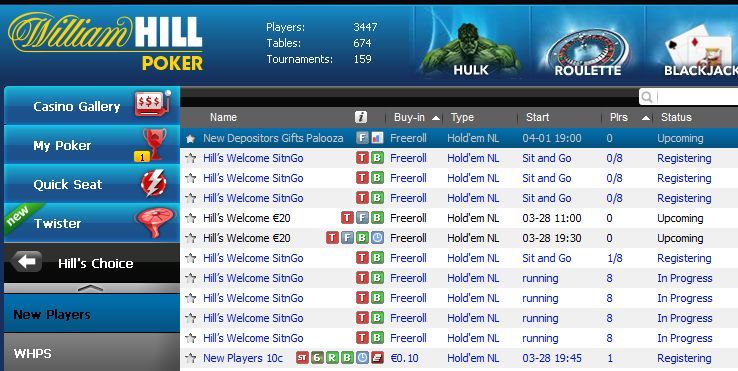 Фрироллы New Depositors Gift Palooza от William Hill Фрироллы New Depositors Gift Palooza от William Hill