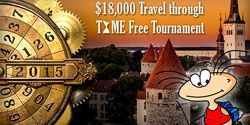 Получите билет на $18,000 Travel Through Time Free Tournament