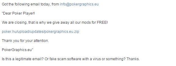 Был взломан сайт Pokergraphics.eu