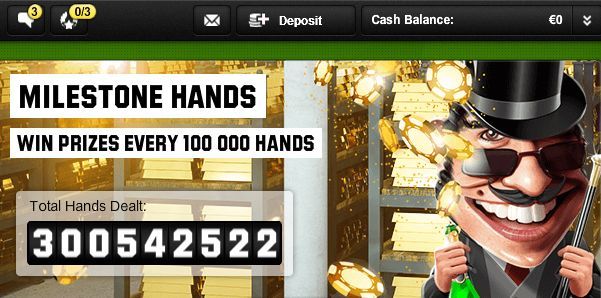 Счетчик рук в Unibet Poker Счетчик рук в Unibet Poker