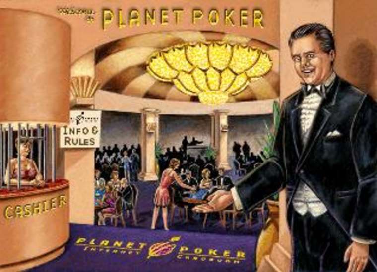 Лобби первого онлайн покер рума Planet Poker