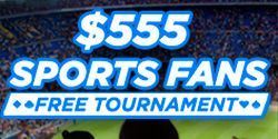 Фриролл $555 Sports Fans Free Tournament в 888 Poker