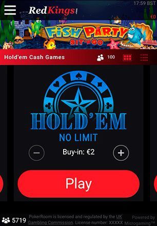Играть в RedKings Poker на iOS бесплатно и на деньги