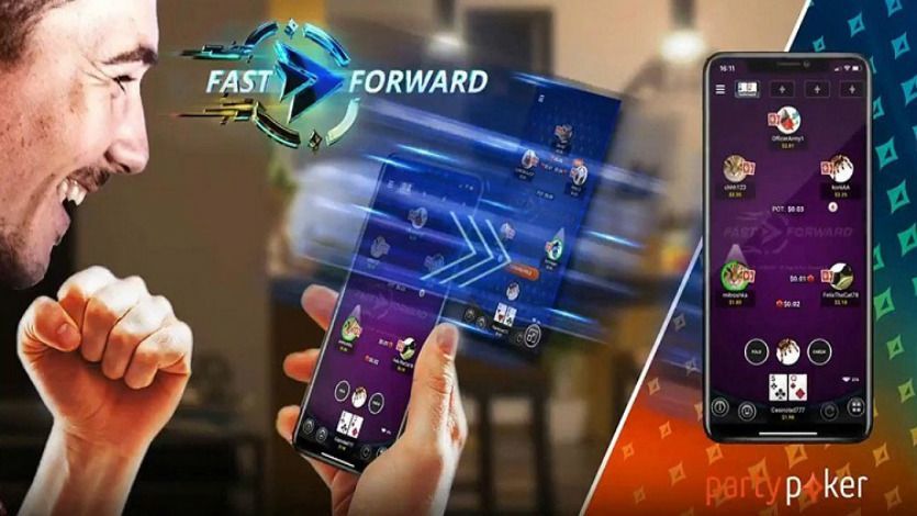 PartyPoker вводит поддержку Fastforward в мобильный клиент
