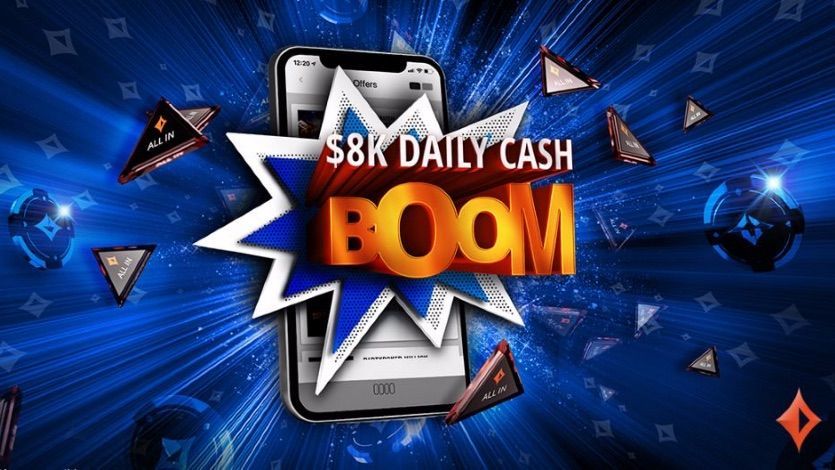 Призовой фонд Daily Cash Boom на PartyPoker вырос до 12 тысяч долларов