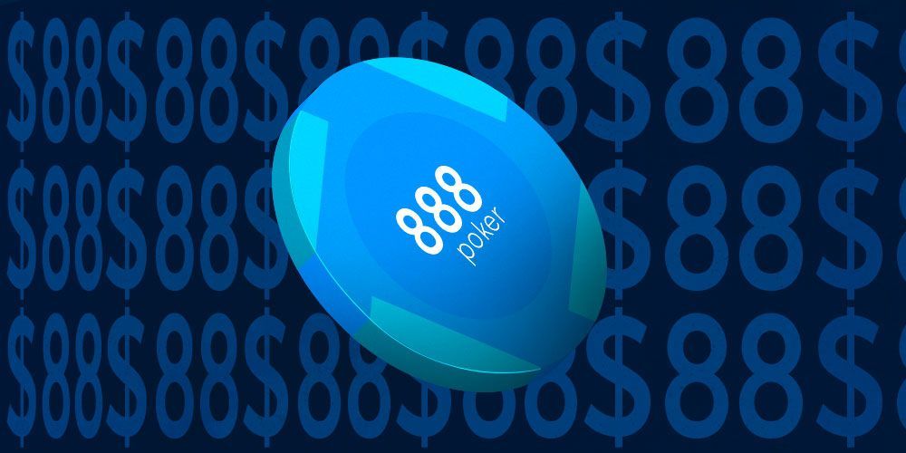 Бездепозитный бонус $88 в покерном руме 888poker