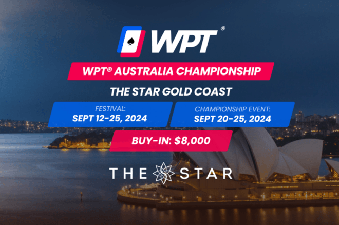 12 сентября стартует WPT Australia, крупнейшая в стране покерная серия этого года